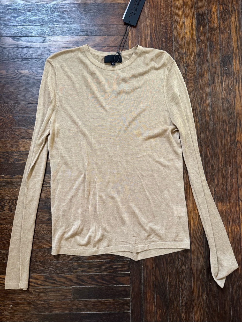 NILI LOTAN 100% Silk Long Sleeve Shirt
